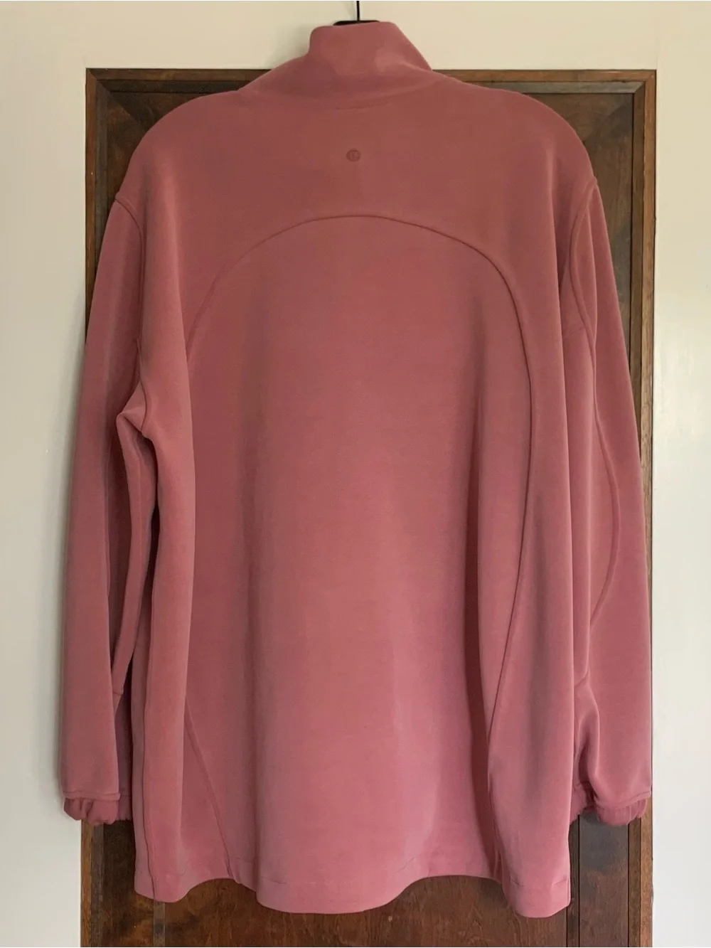 Lululemon Softstreme Half Zip Pullover Dusty Rose Size XL Excellent Condition